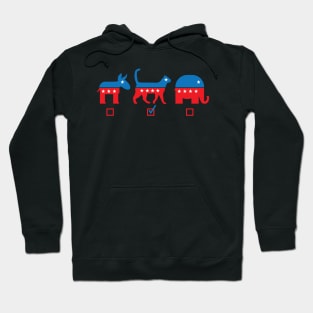 My Vote Is Cats - Cat Lover Cats Hoodie